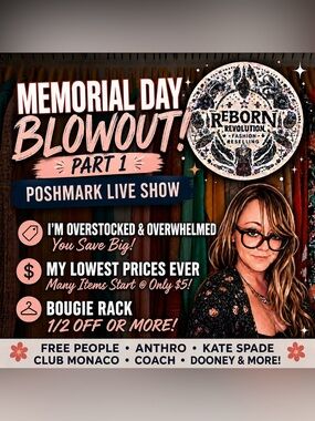 Next Show: HUGE Clearout Part 1, Sun 5/24, 9:30pm ET, Fast-Paced Fun!
